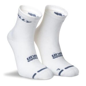 Hilly Mens Active Ankle Socks / White/Gray